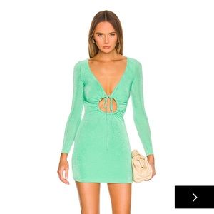 Superdown Green Hailey Mini Dress - S